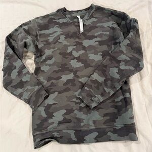 Lululemon All yours green camo crew neck
